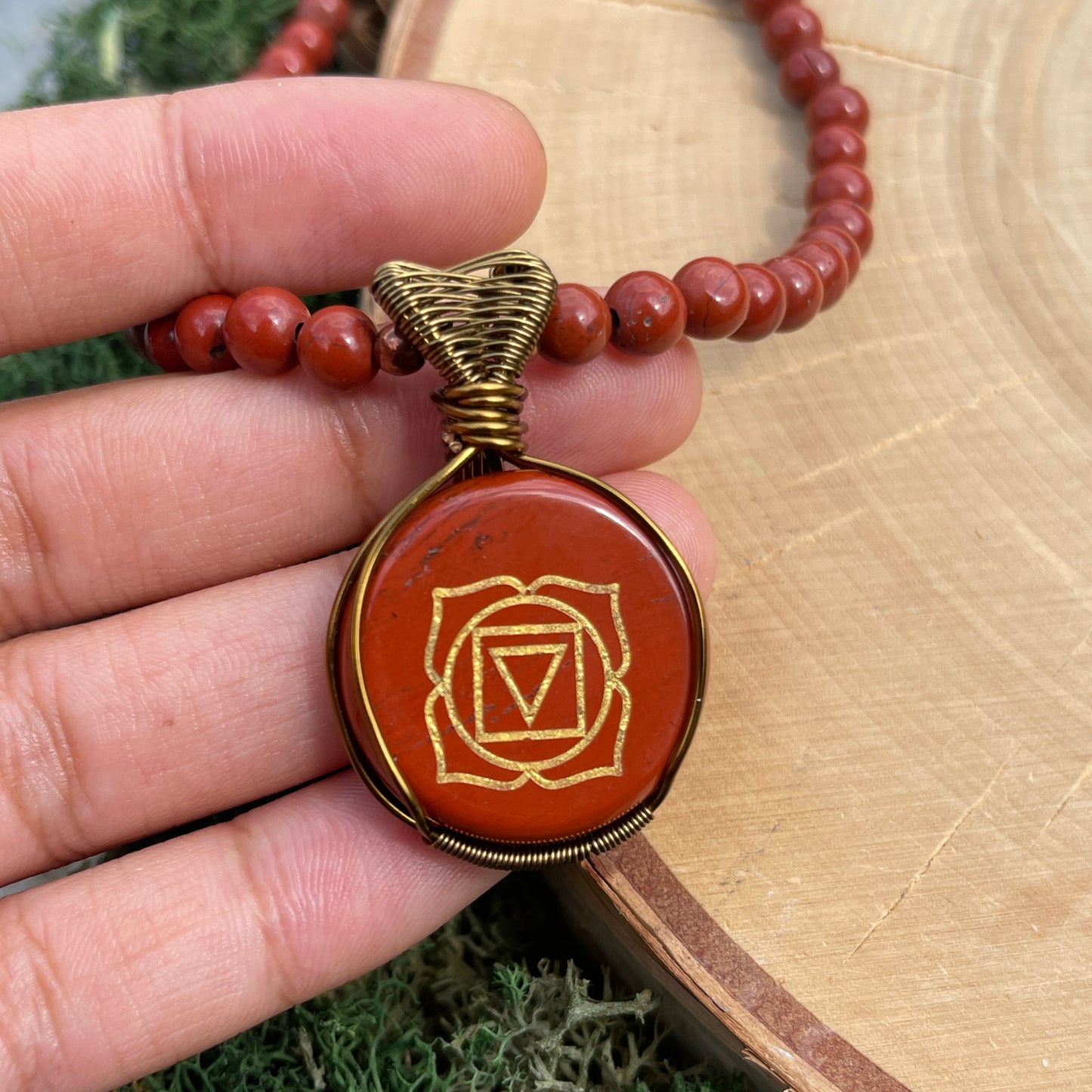 Root Chakra • Red Jasper Necklace