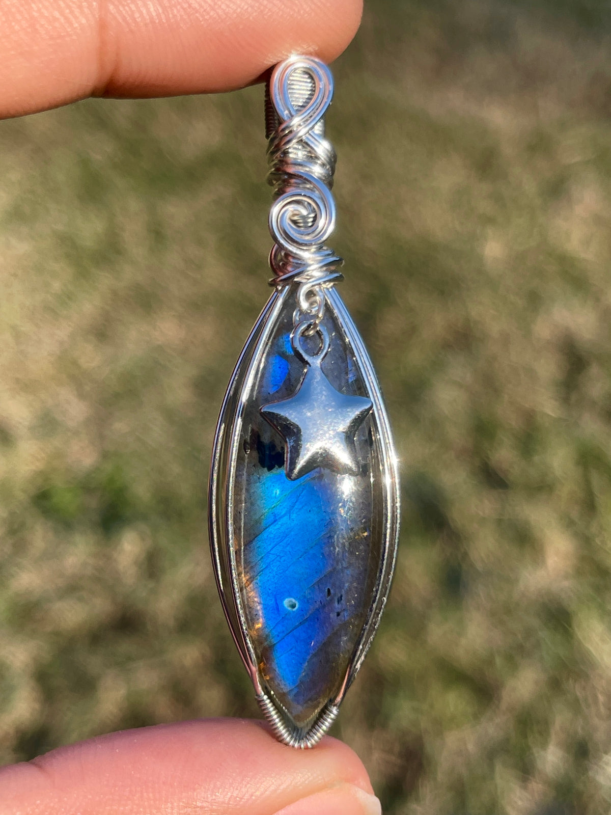 Labradorite Star Pendant