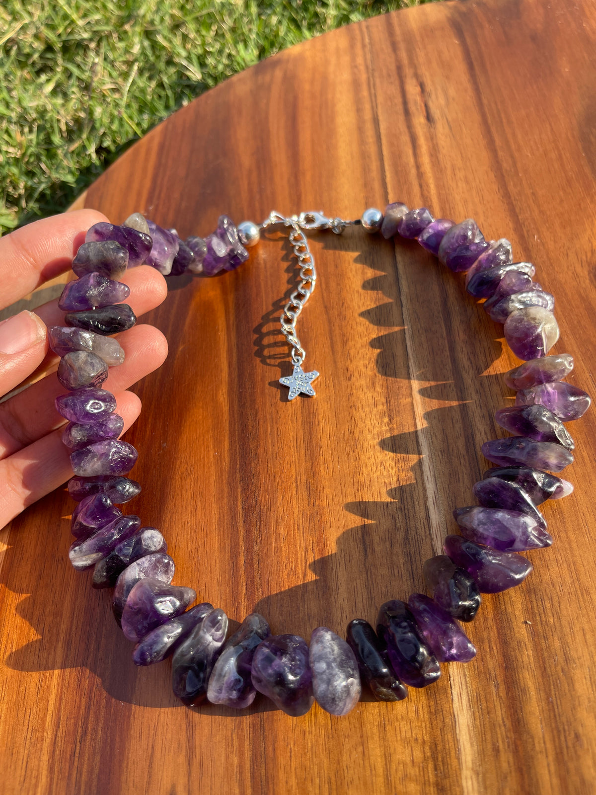 Marley • Amethyst Large Chips Necklace
