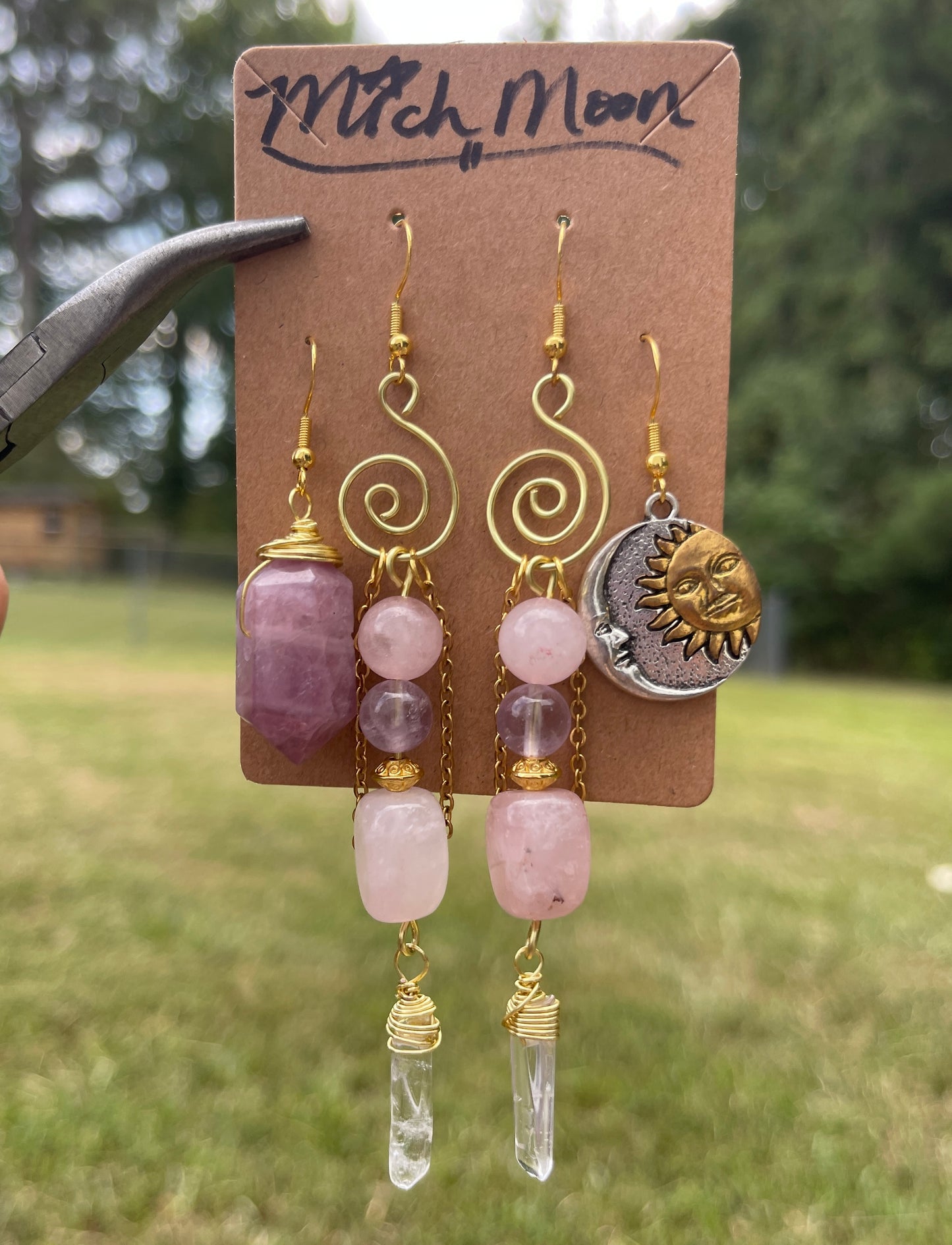 Pink Skies Earrings Set