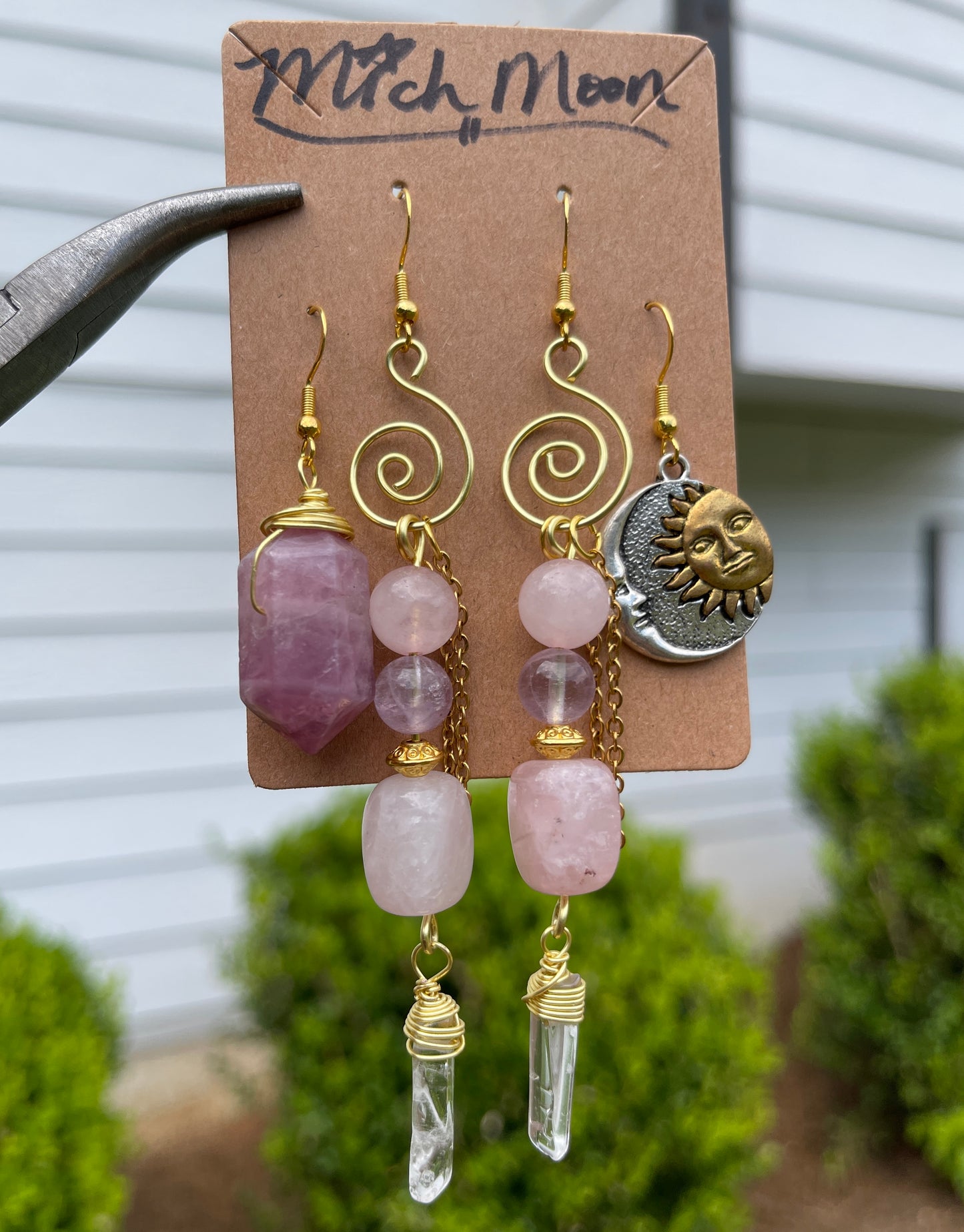 Pink Skies Earrings Set