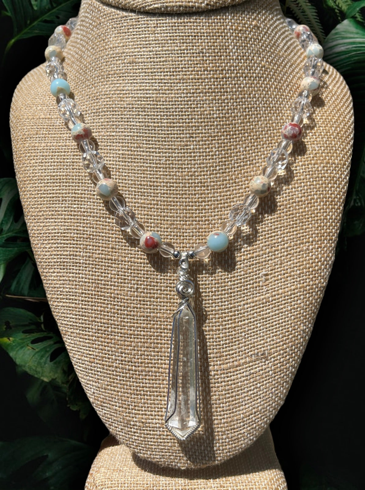 “Calm Waters” Clear Quartz Necklace