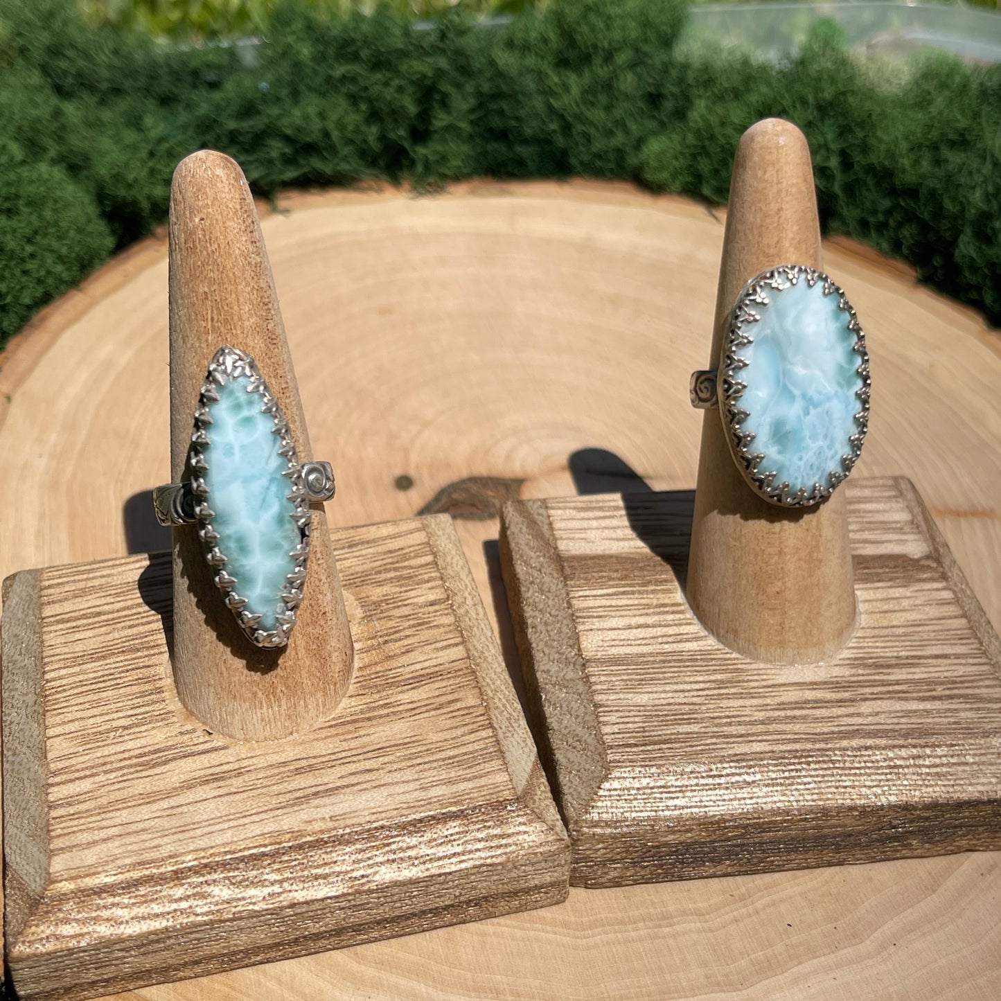 Size 9 • Larimar Ring *defect discount*
