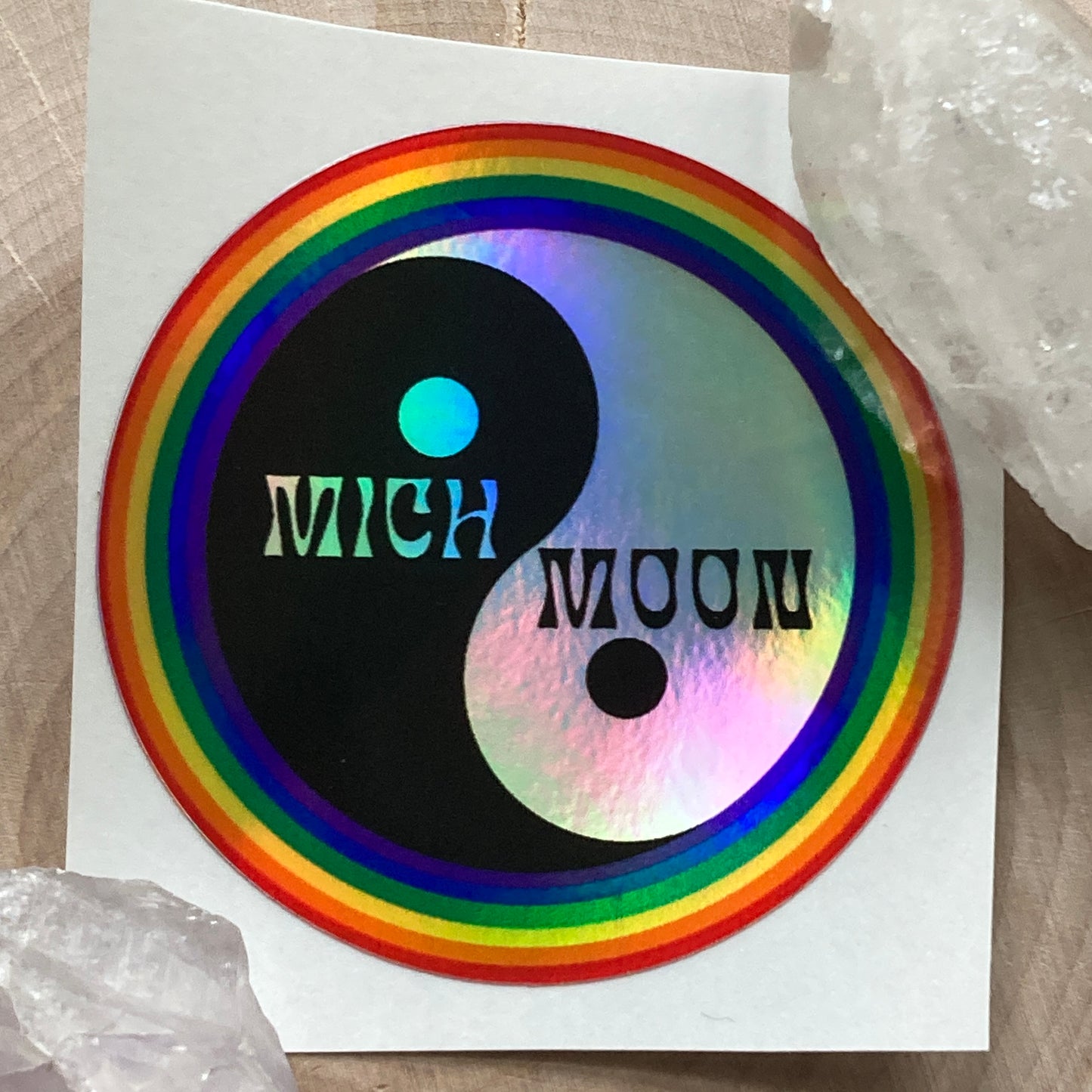 3” Waterproof Holographic Logo Sticker