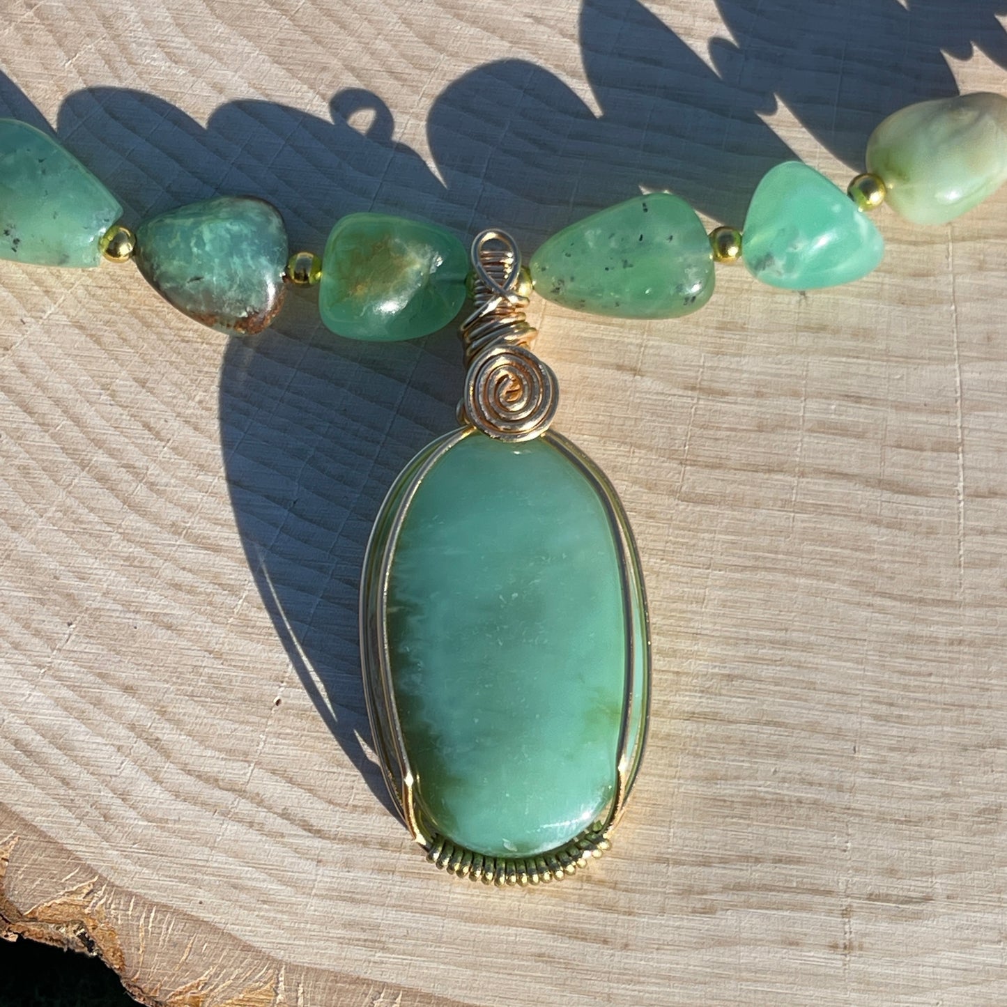 AAA Chrysoprase Necklace