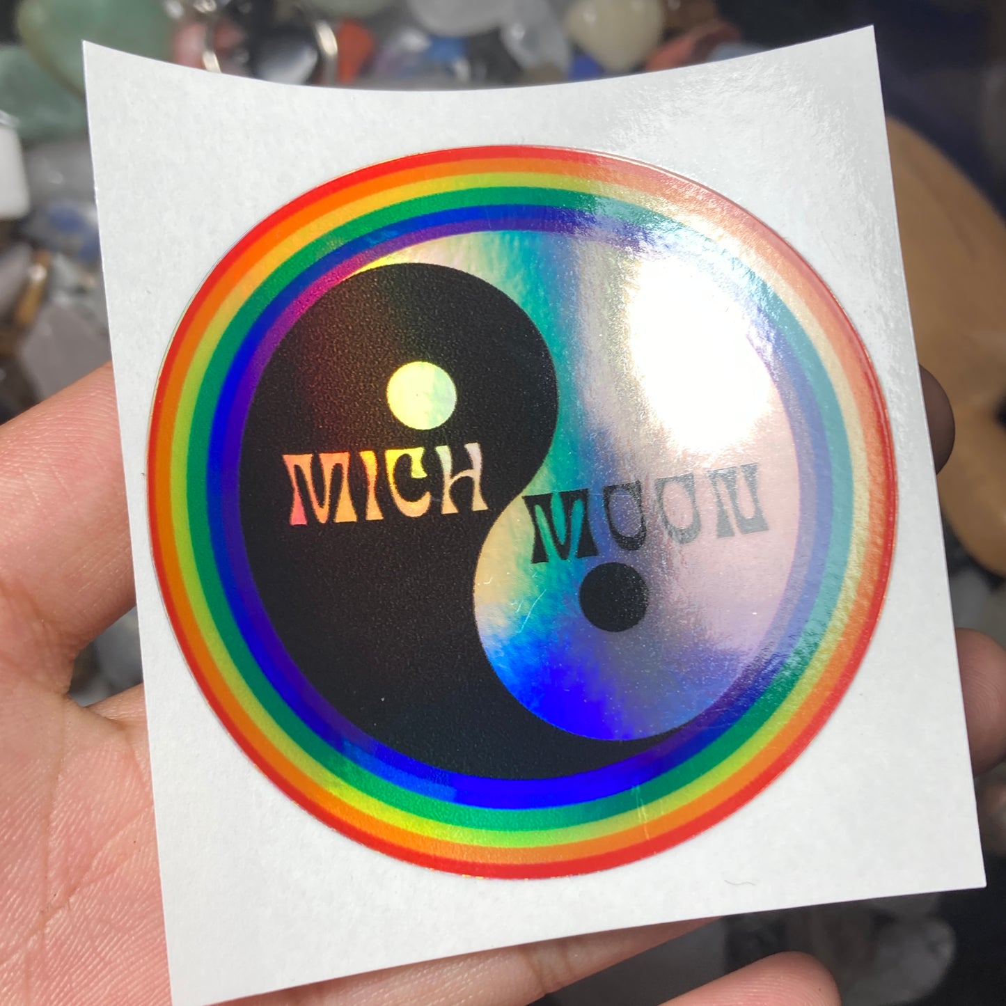 3” Waterproof Holographic Logo Sticker