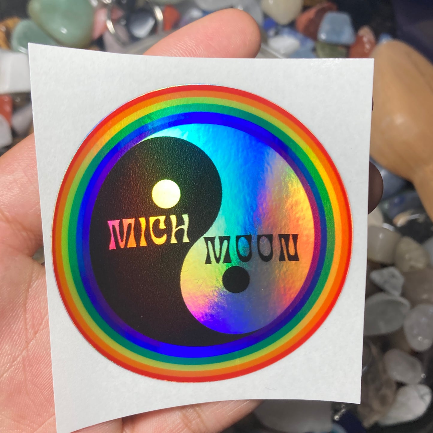3” Waterproof Holographic Logo Sticker