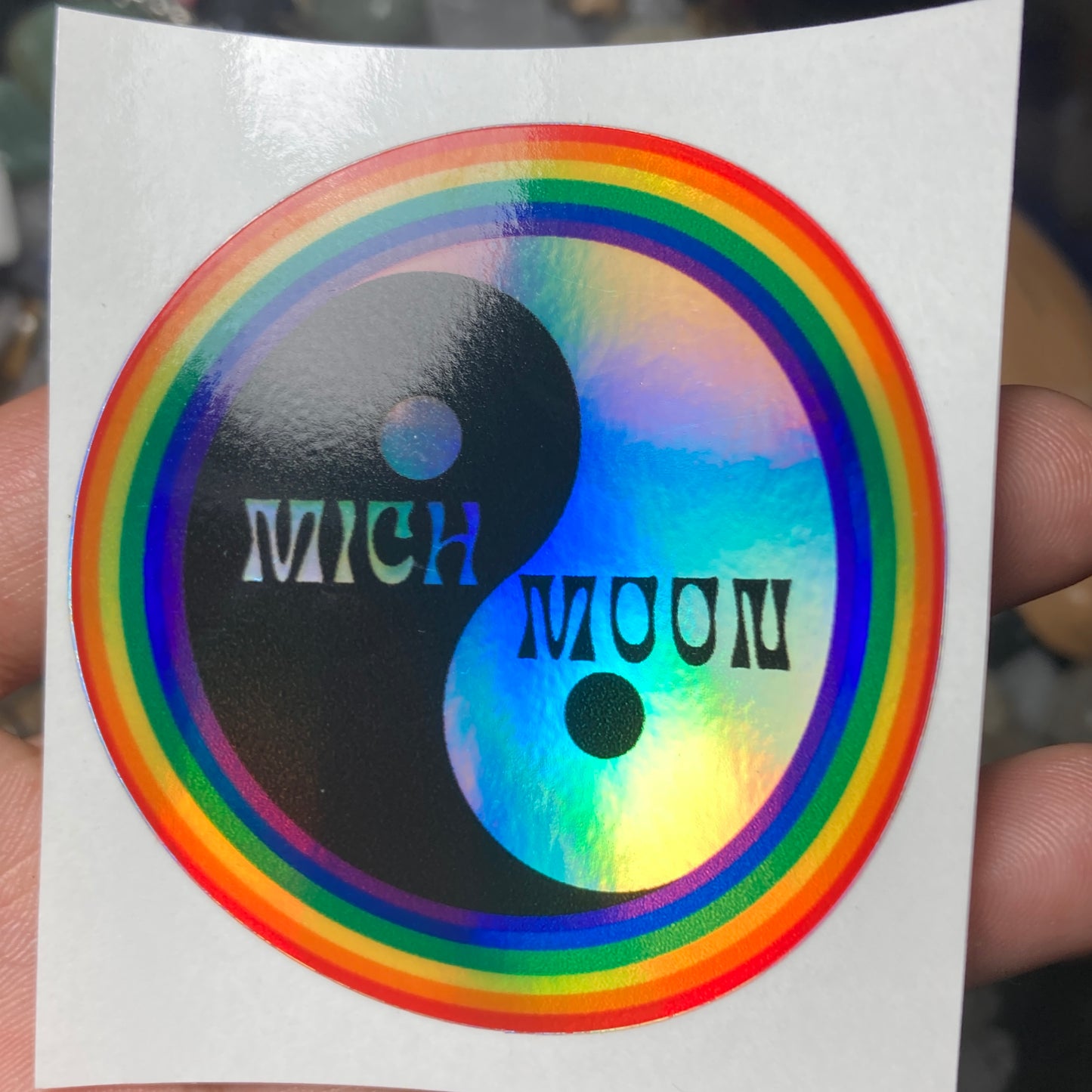 3” Waterproof Holographic Logo Sticker