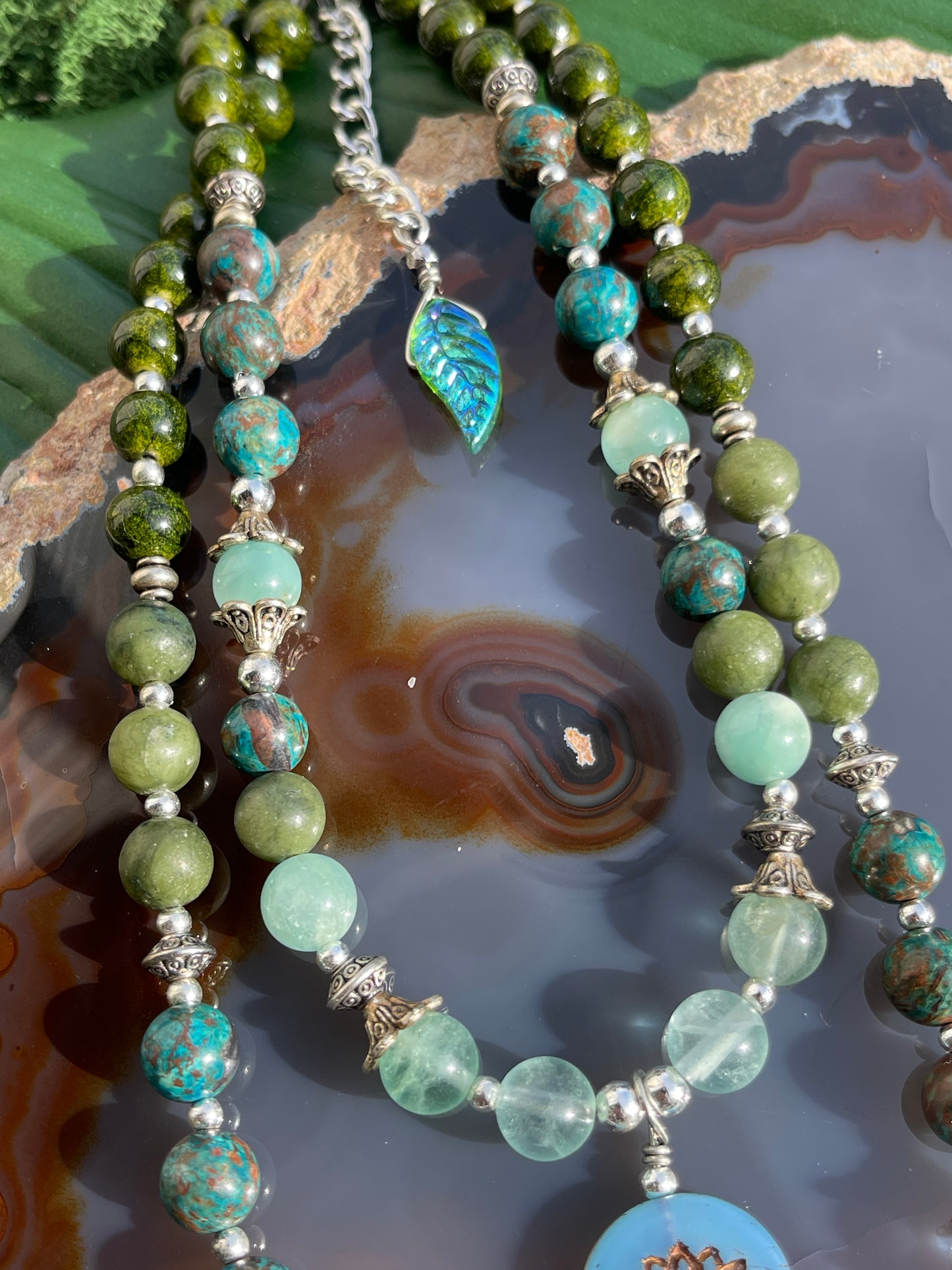 Genesis • Fluorite, Labradorite, Amazonite + Chrysocolla Set