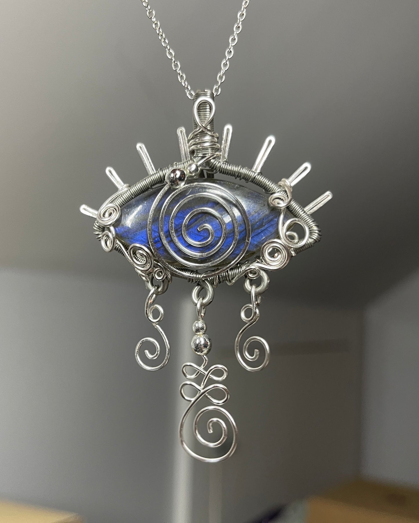 Labradorite Eye Pendant