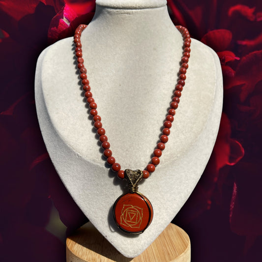 Root Chakra • Red Jasper Necklace