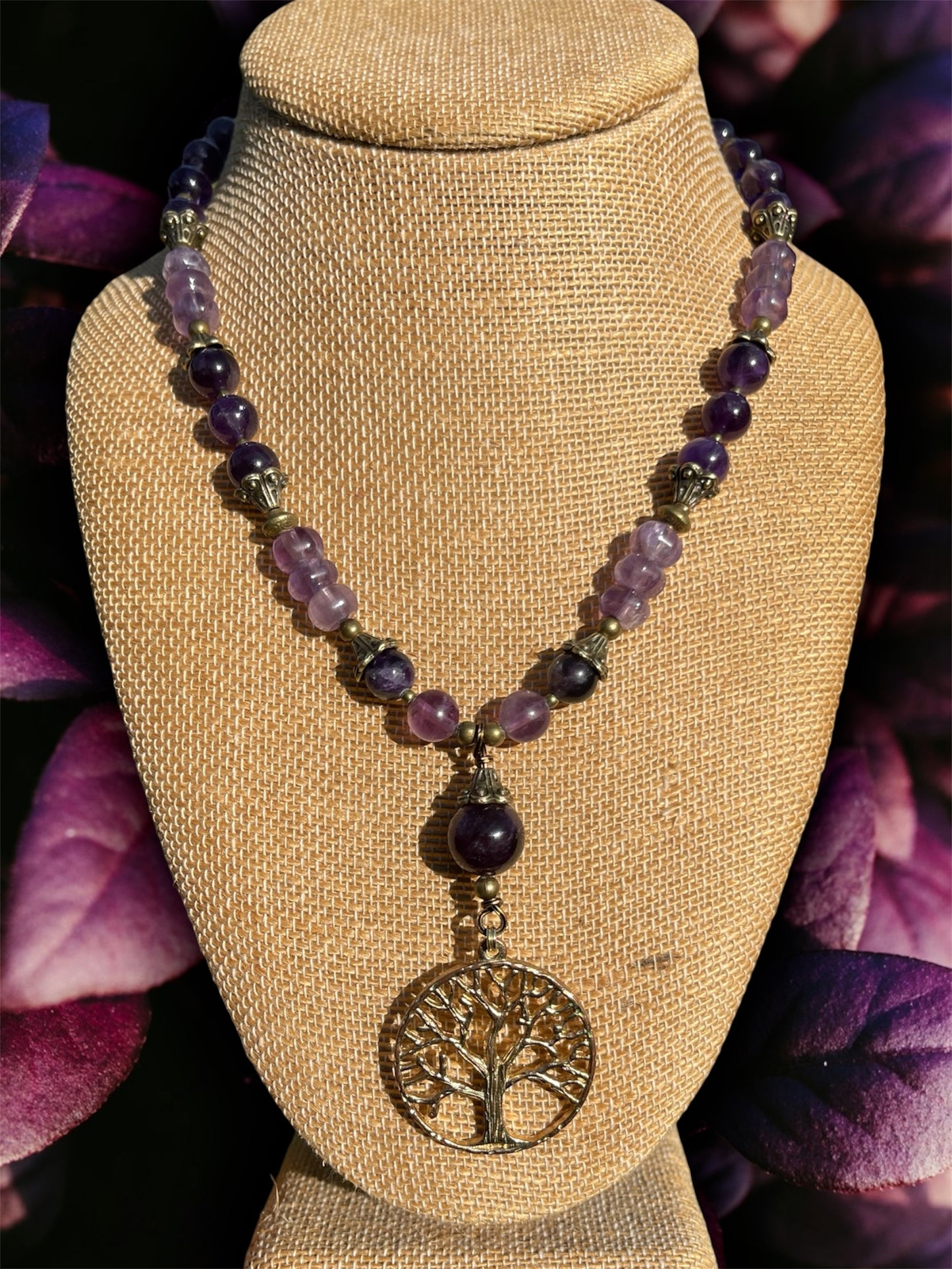 Willow • Amethyst Tree of Life Necklace