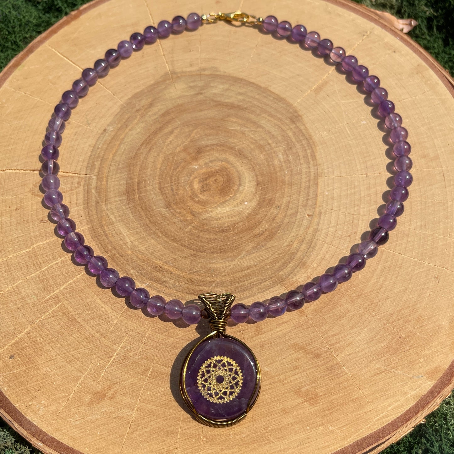 Crown Chakra • Amethyst Necklace