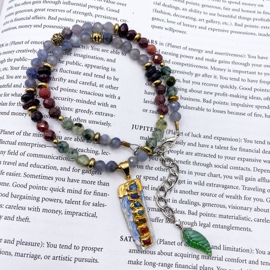 River’s Whisper Blue Kyanite Necklace