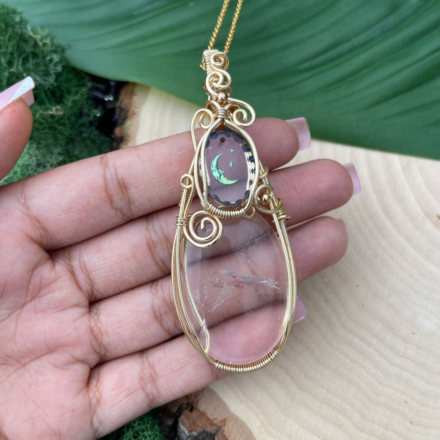 Dancer • Cosmic Clear Quartz Pendant