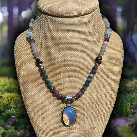 Woodland Glow Opalite Necklace