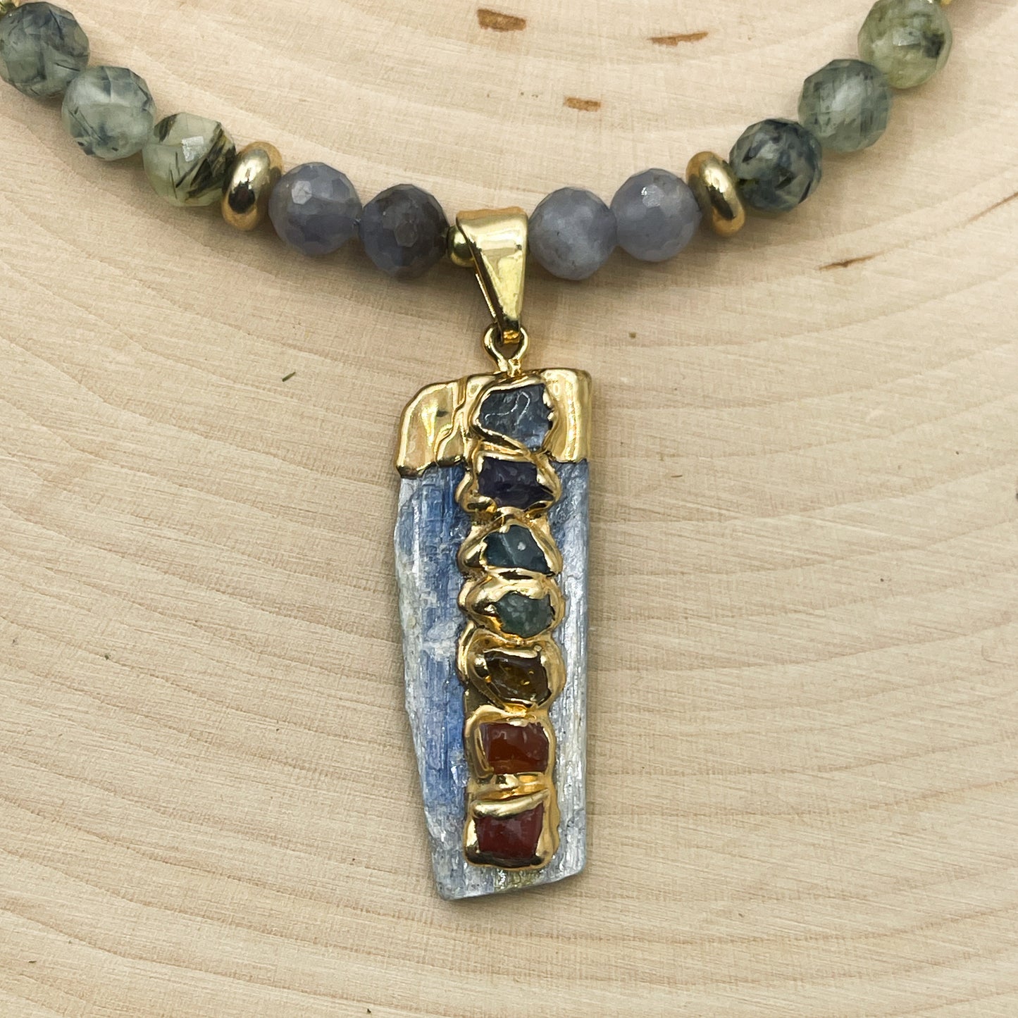River’s Whisper Blue Kyanite Necklace