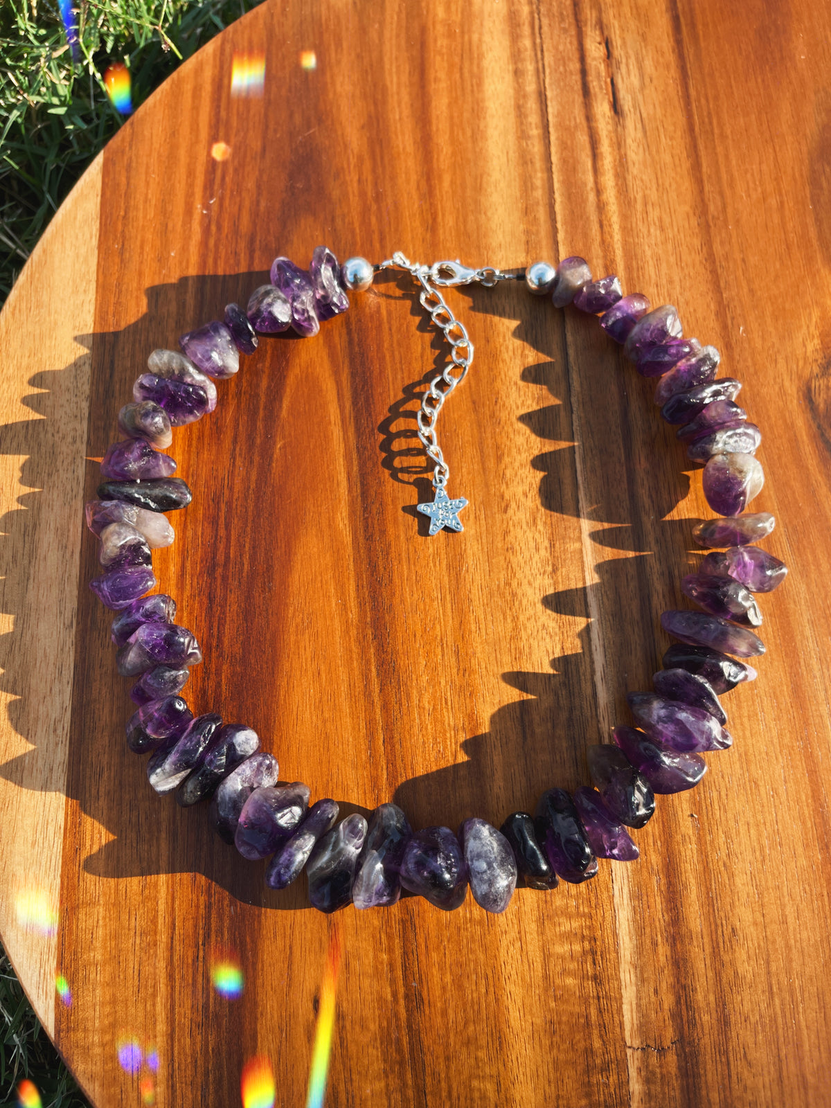 Marley • Amethyst Large Chips Necklace