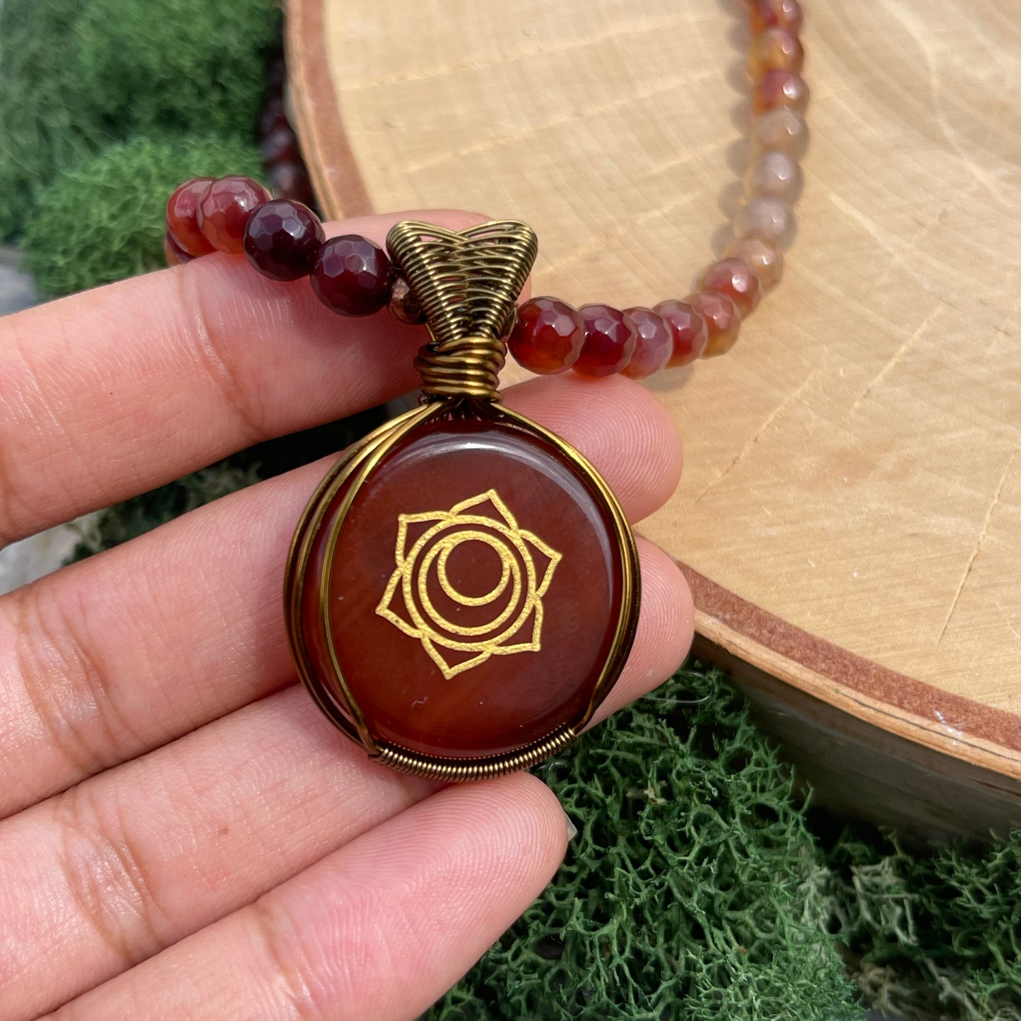 Sacral Chakra • Carnelian Necklace