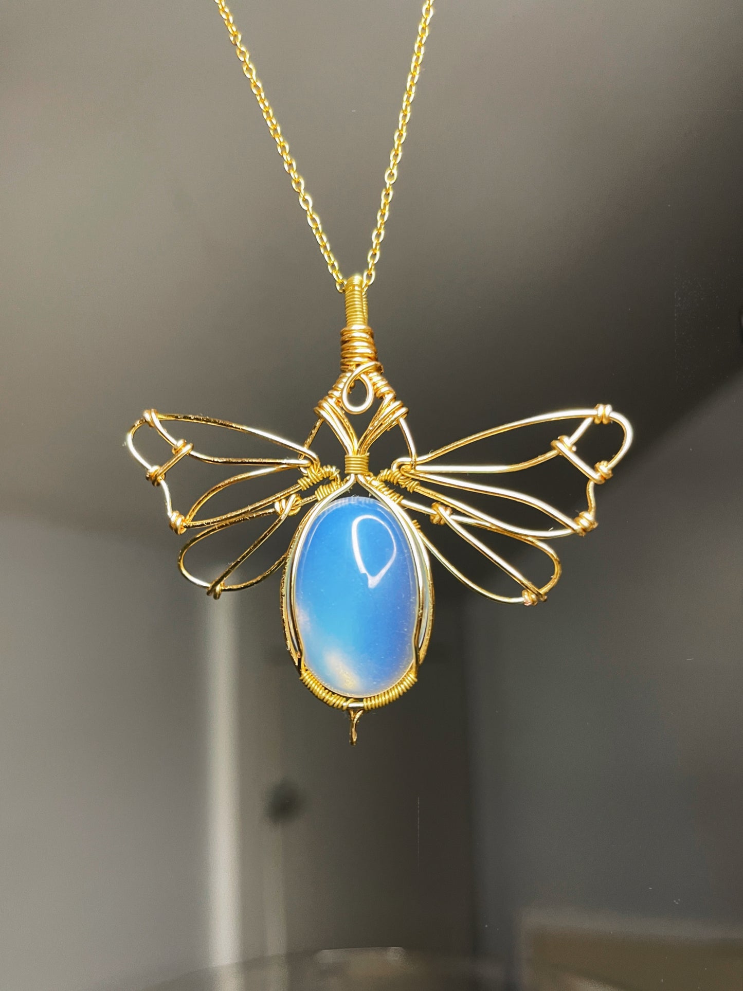 Opalite Bee Pendant
