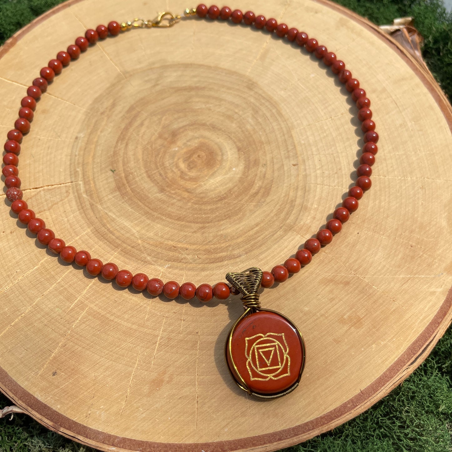 Root Chakra • Red Jasper Necklace