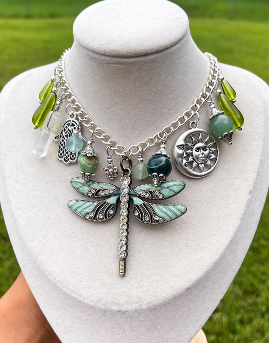 Kayla’s Groovy Dragonfly Charm Necklace