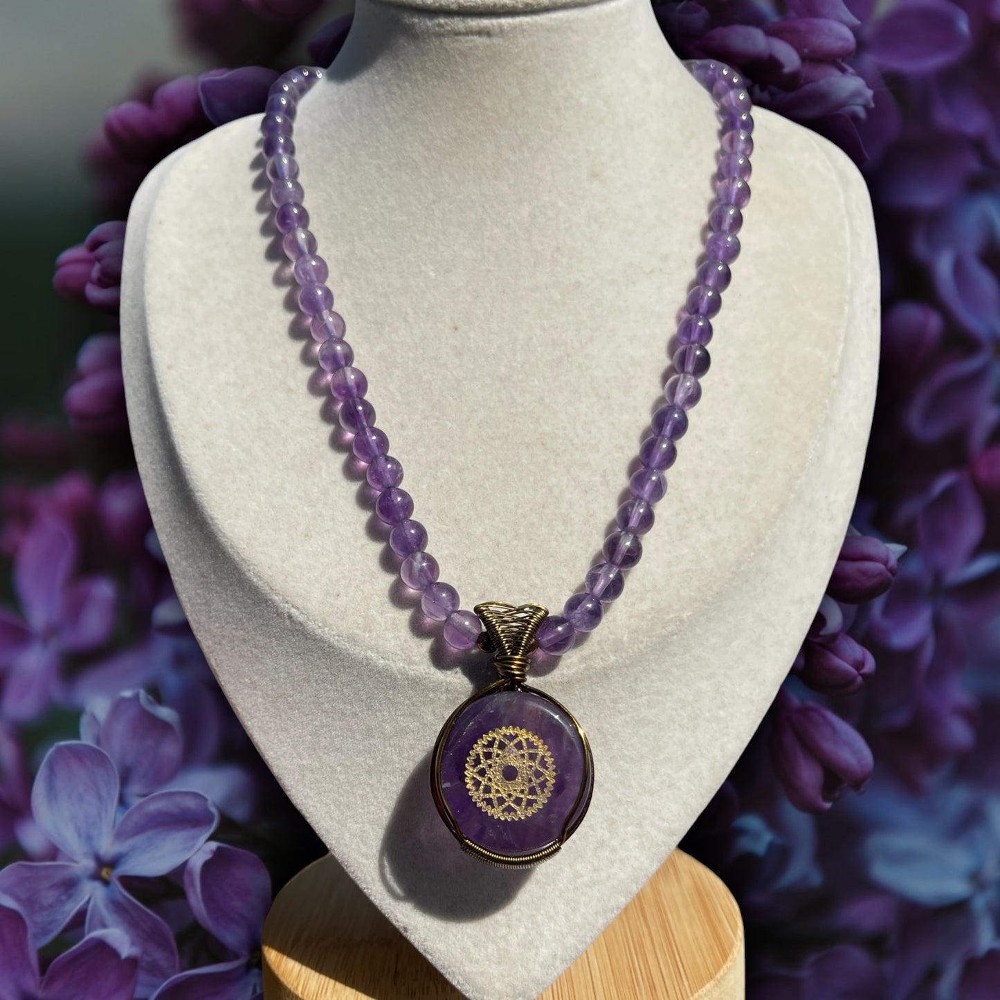 Crown Chakra • Amethyst Necklace