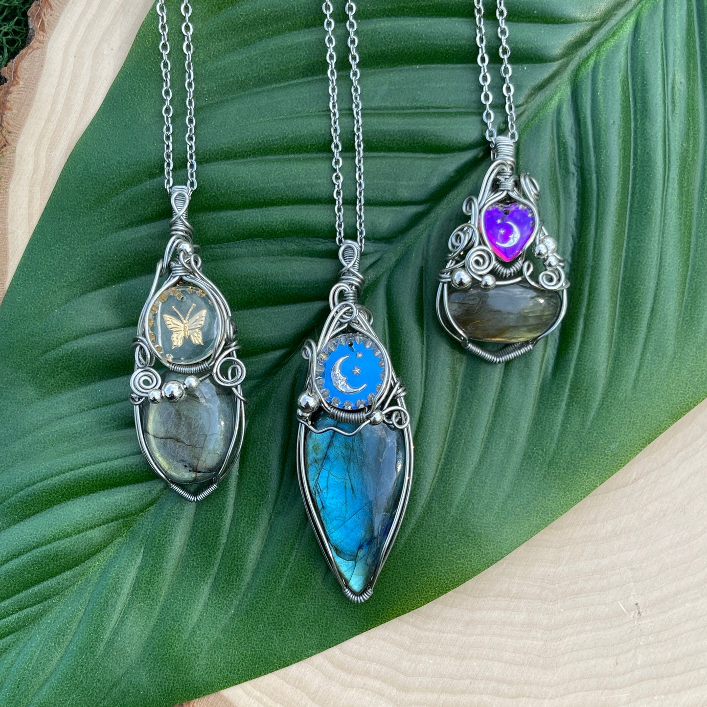 Blue Moon Labradorite Pendant