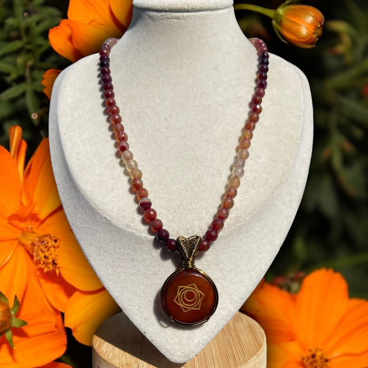 Sacral Chakra • Carnelian Necklace
