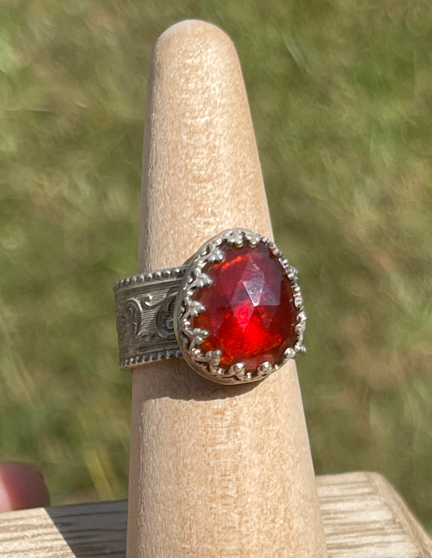 Size 6.5 • Garnet Ring