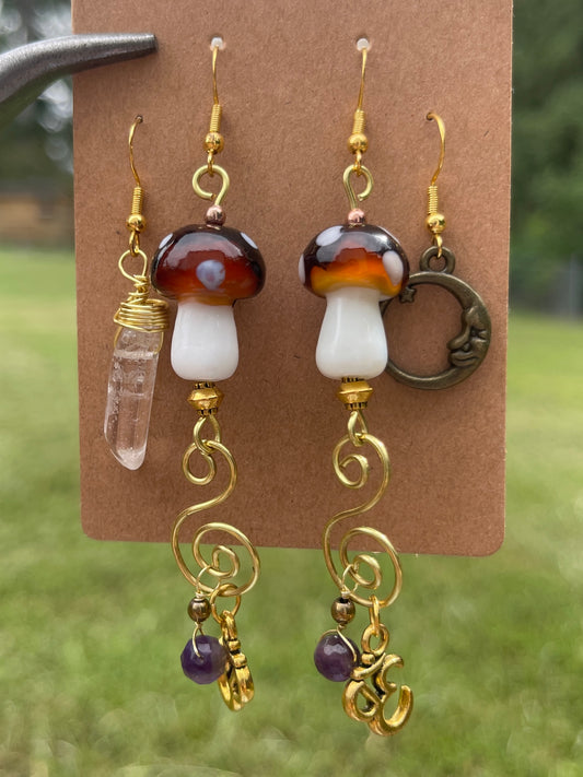 Mushroom Babe Earring Set