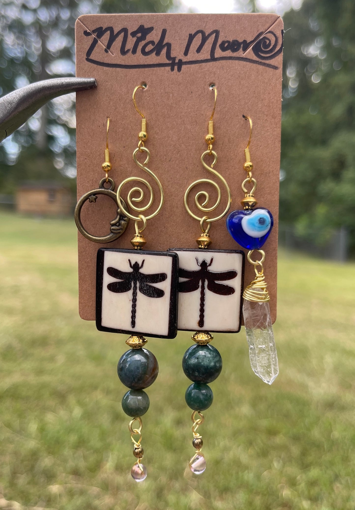 Prince Dragonfly Earrings Set