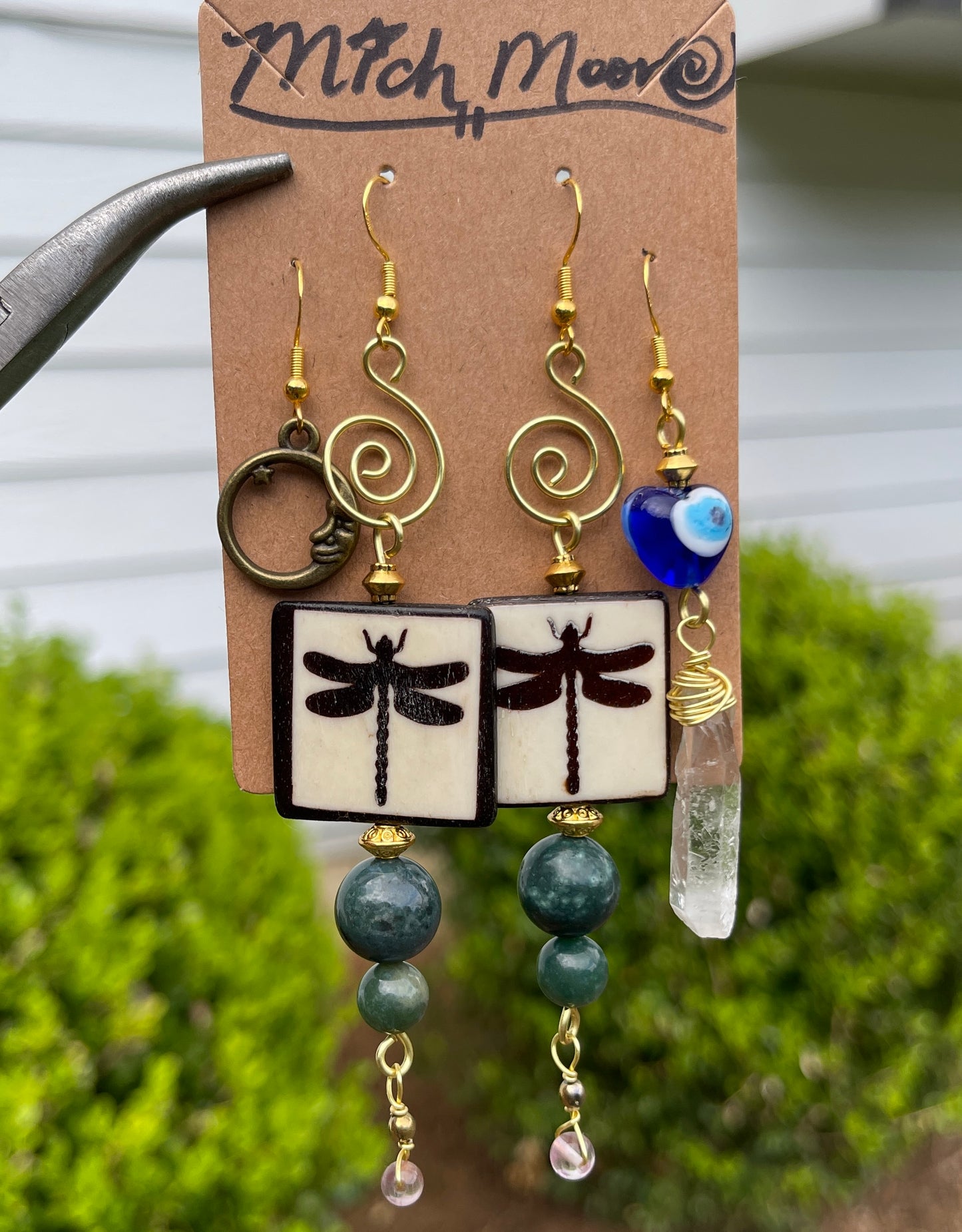 Prince Dragonfly Earrings Set