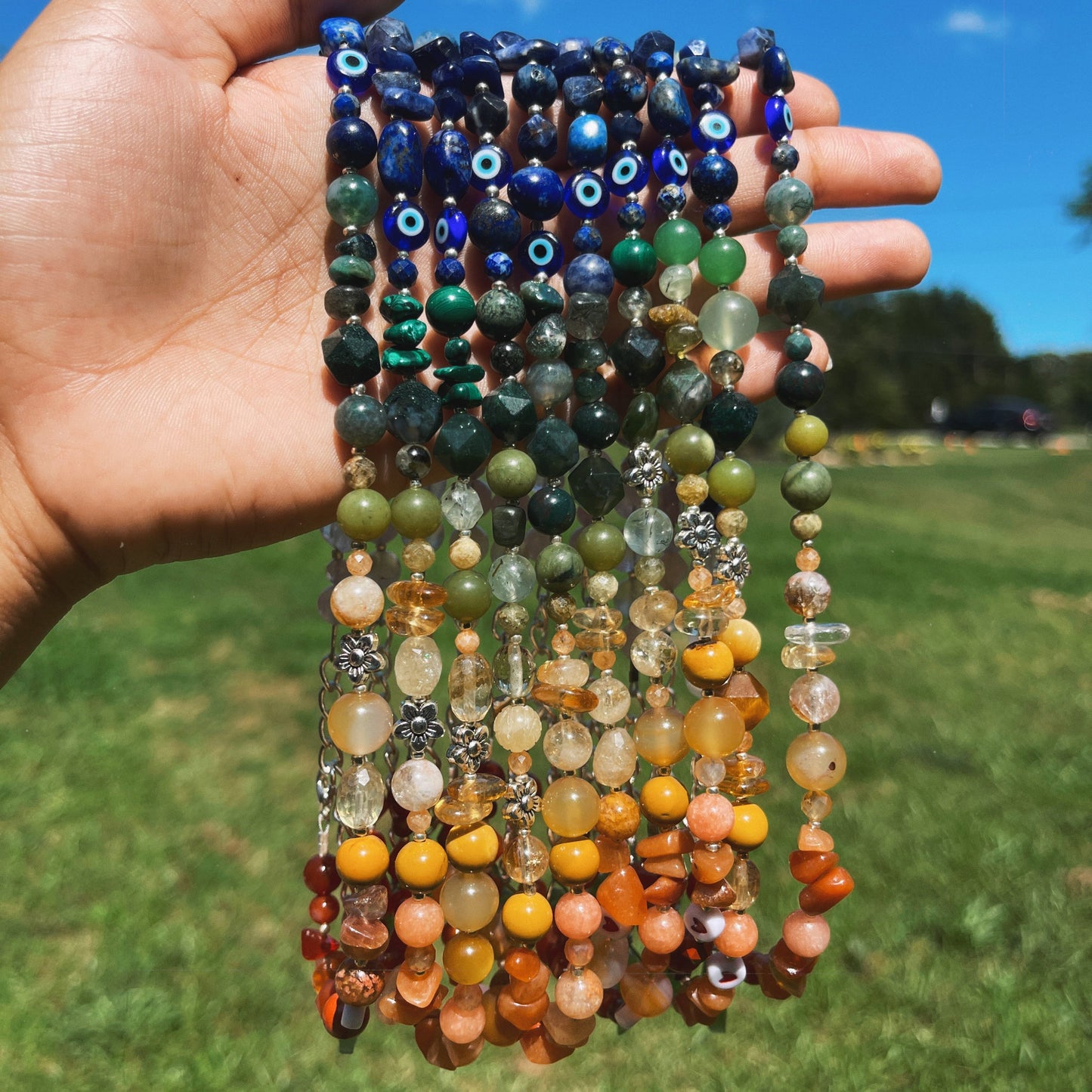 the Crystal Rainbow Choker