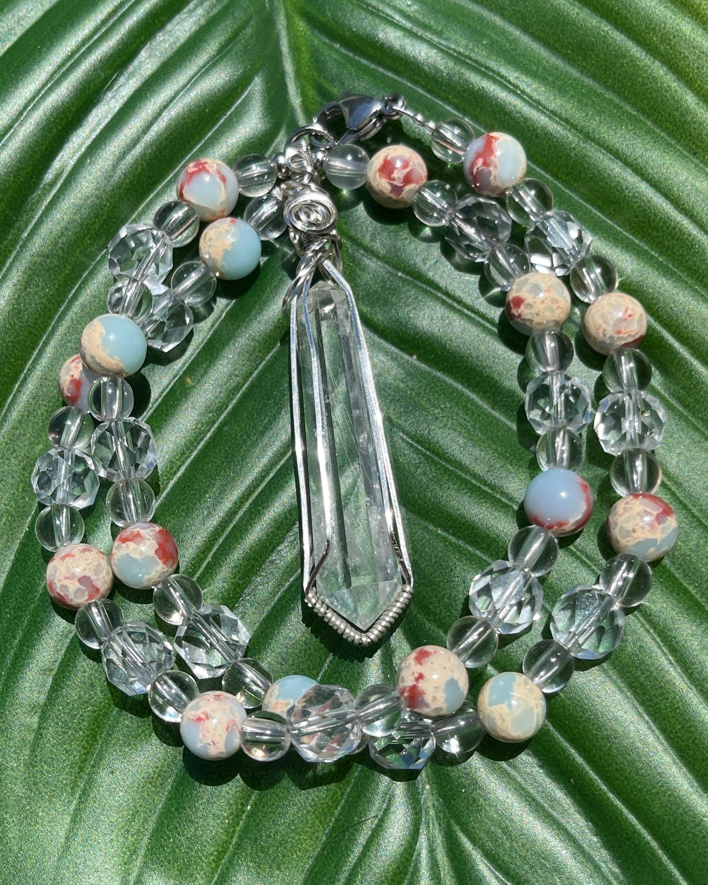 “Calm Waters” Clear Quartz Necklace