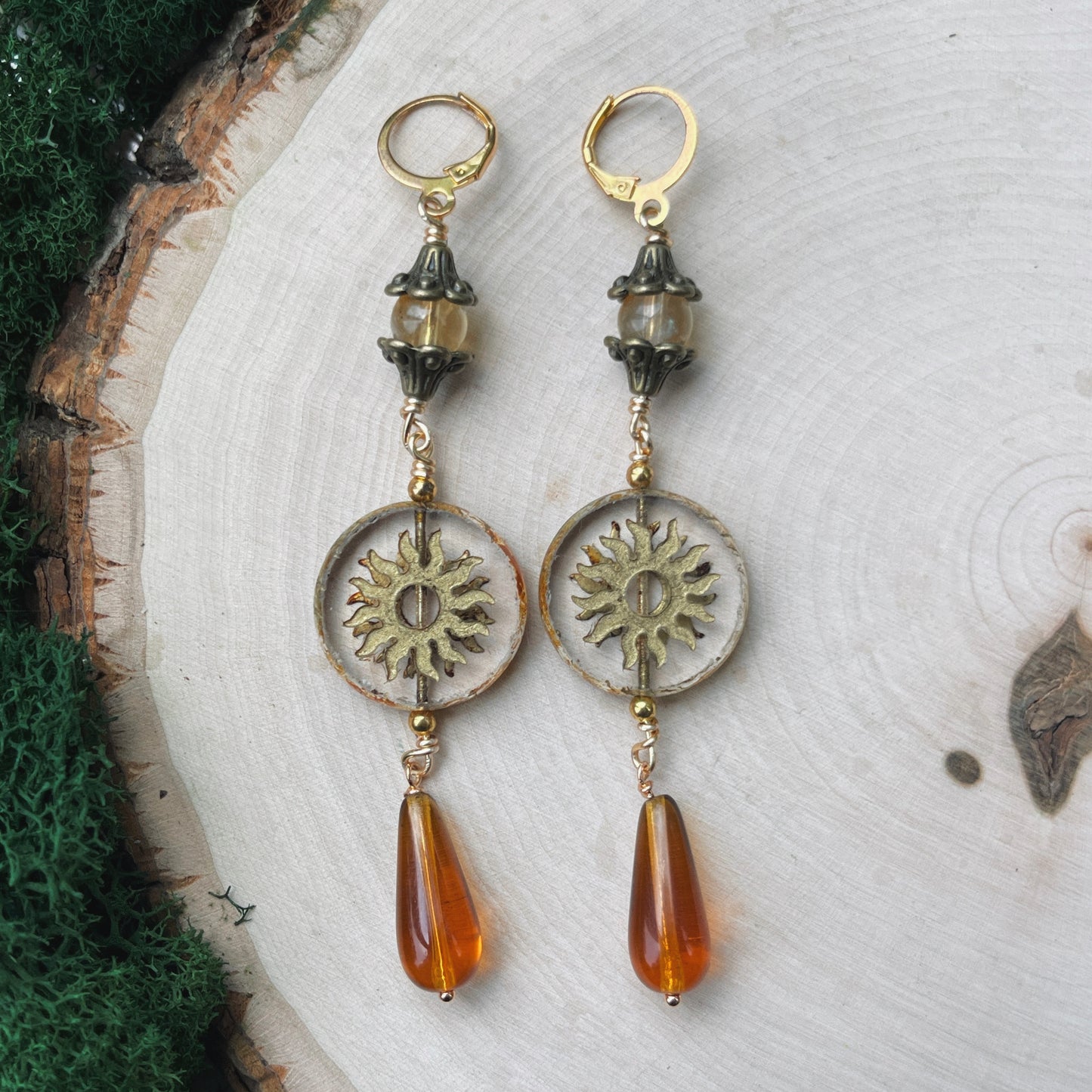 Citrine “Sun Drop” Earrings