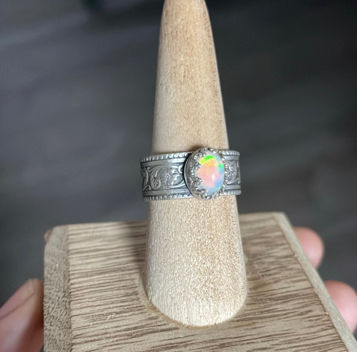 Size 9 • Ethiopian Opal Ring