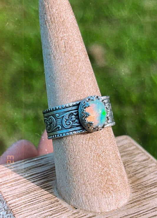 Size 9 • Ethiopian Opal Ring