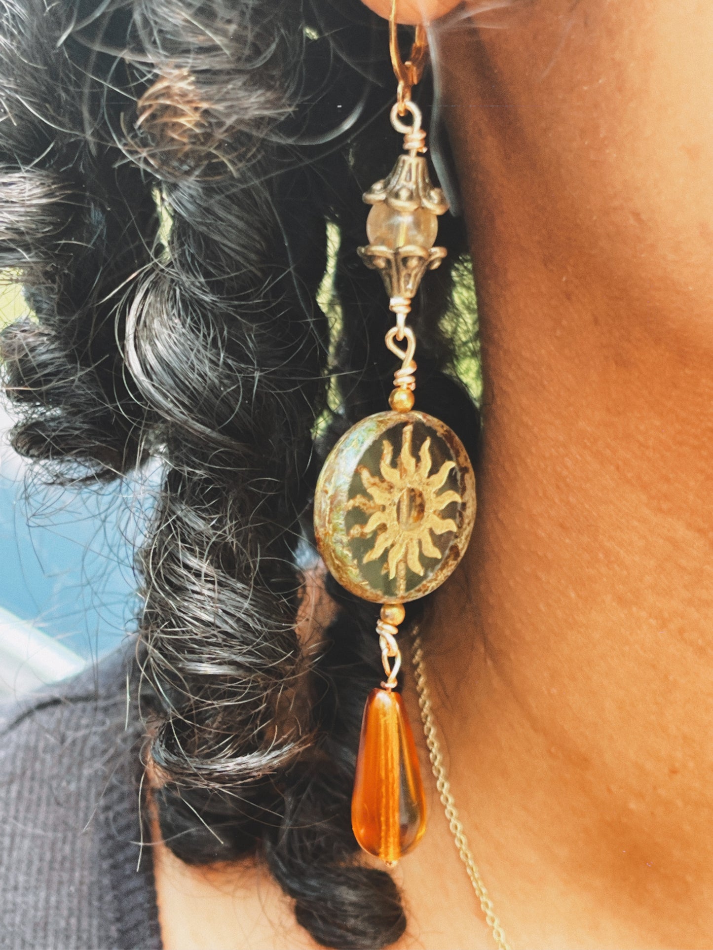 Citrine “Sun Drop” Earrings