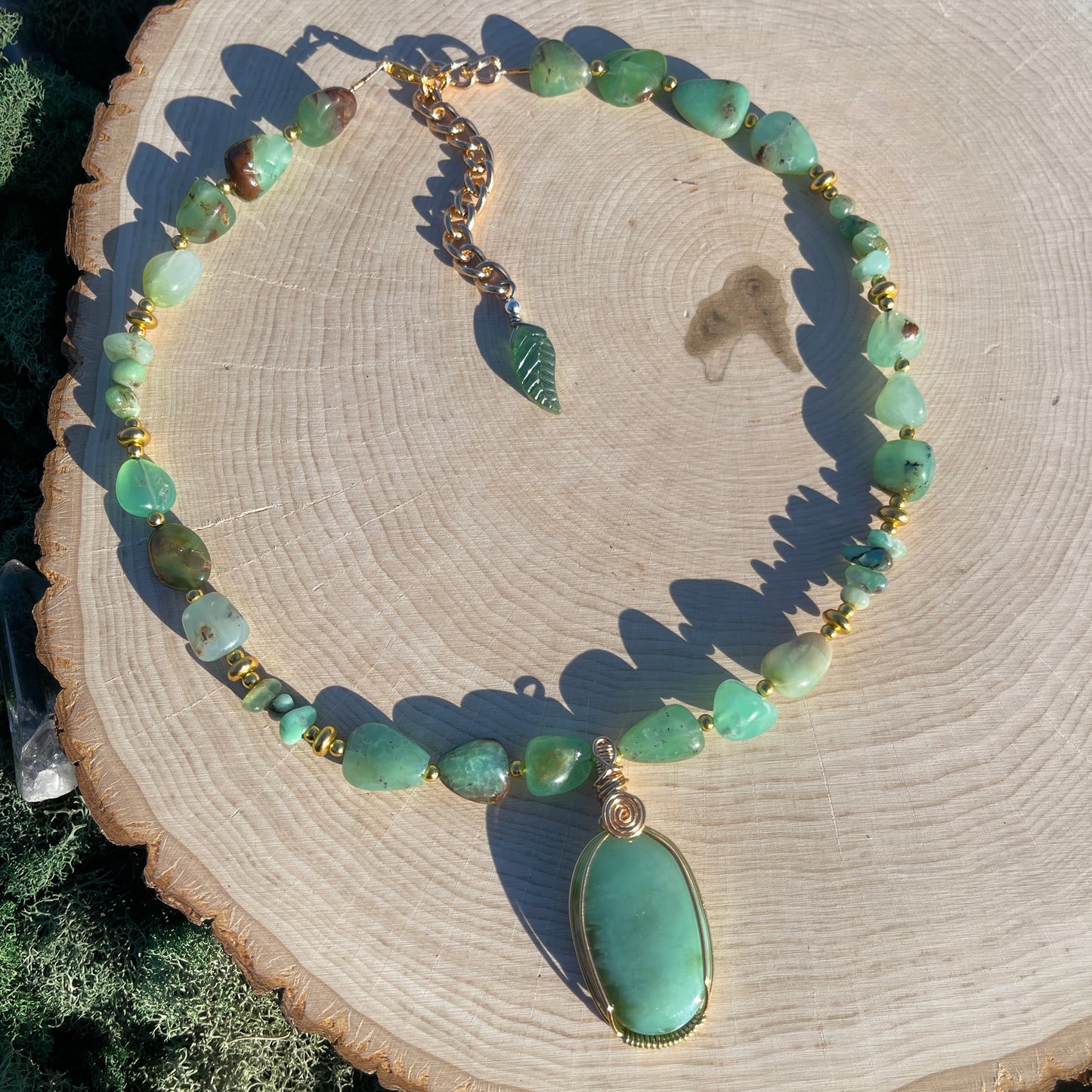 AAA Chrysoprase Necklace