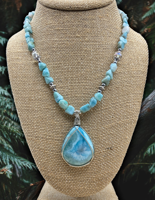 Calypso • Larimar Necklace