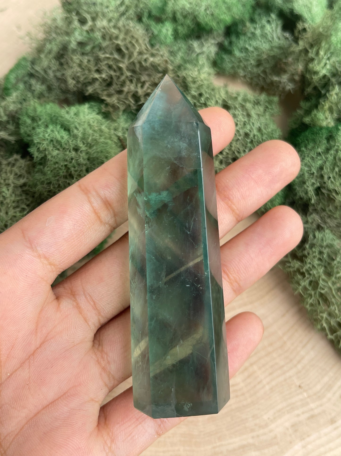 Green Fluorite Tower